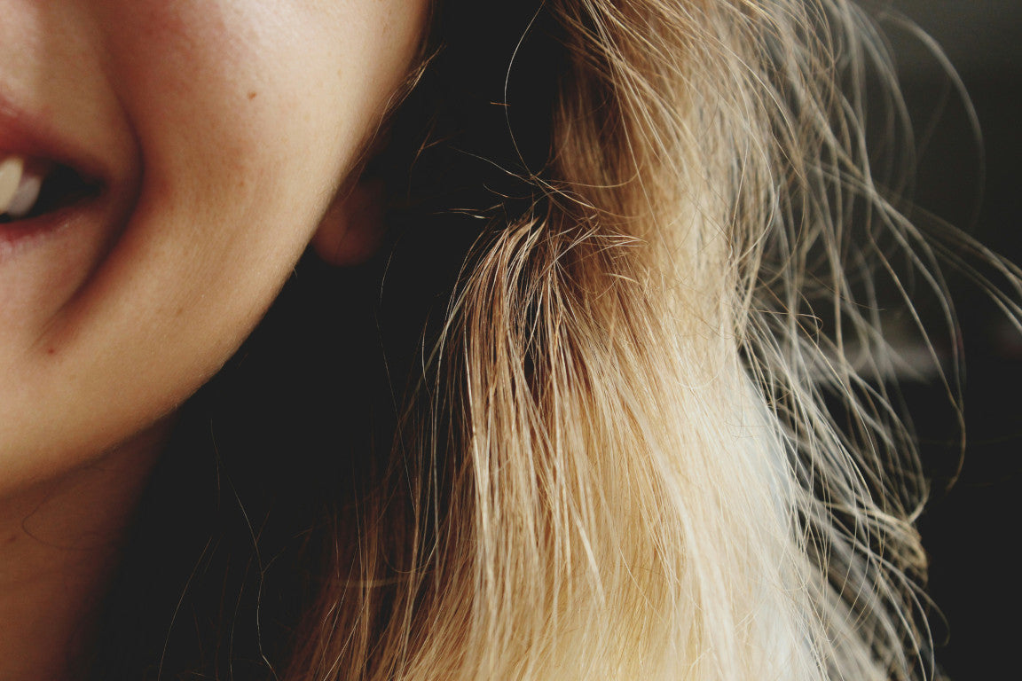 Blonde hair
