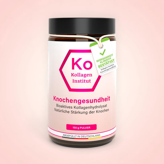 Kollagen pulver für Knochen drei Gläser