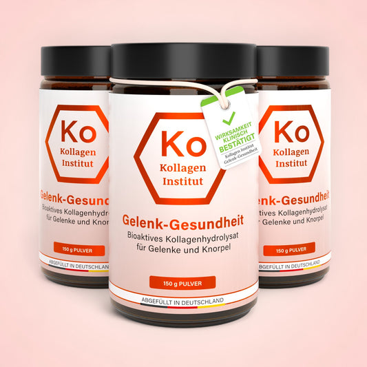Gelenk-Gesundheit Kollagen pulver Vorteilsset x 3 Gläser
