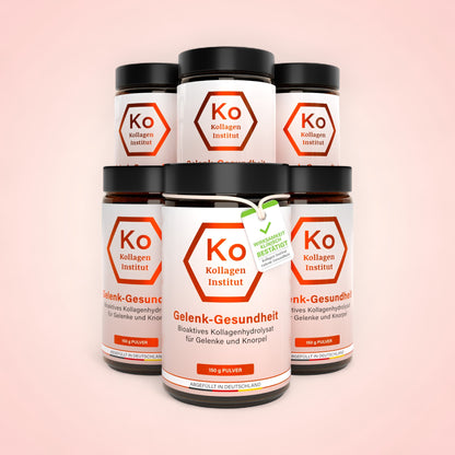 Haut, Haare, Nägel-gesundheit Kollagen pulver Vorteilsset x 6 Gläser