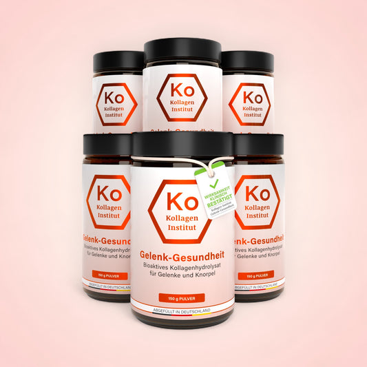 Haut, Haare, Nägel-gesundheit Kollagen pulver Vorteilsset x 6 Gläser