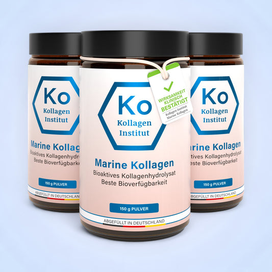 Marine Kollagen pulver Vorteilsset Gläser