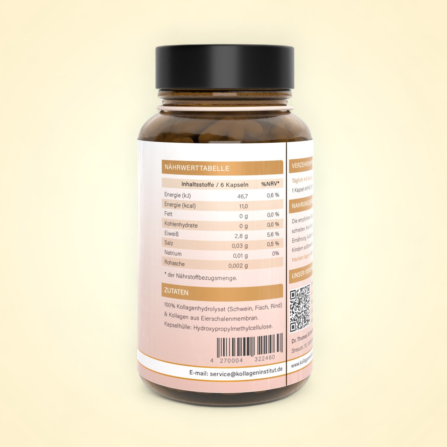 6 x Multi Collagen Capsules Type I, II, V, X