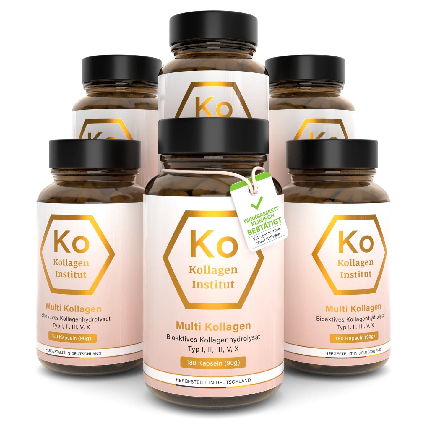 Multi Kollagen Kapseln Typ I, II, III, V, X