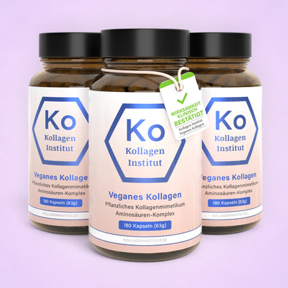 3 x veganes Kollagen - Komplex aus Aminosäuren