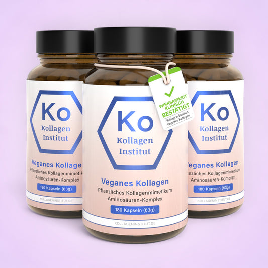 3 x veganes Kollagen - Komplex aus Aminosäuren