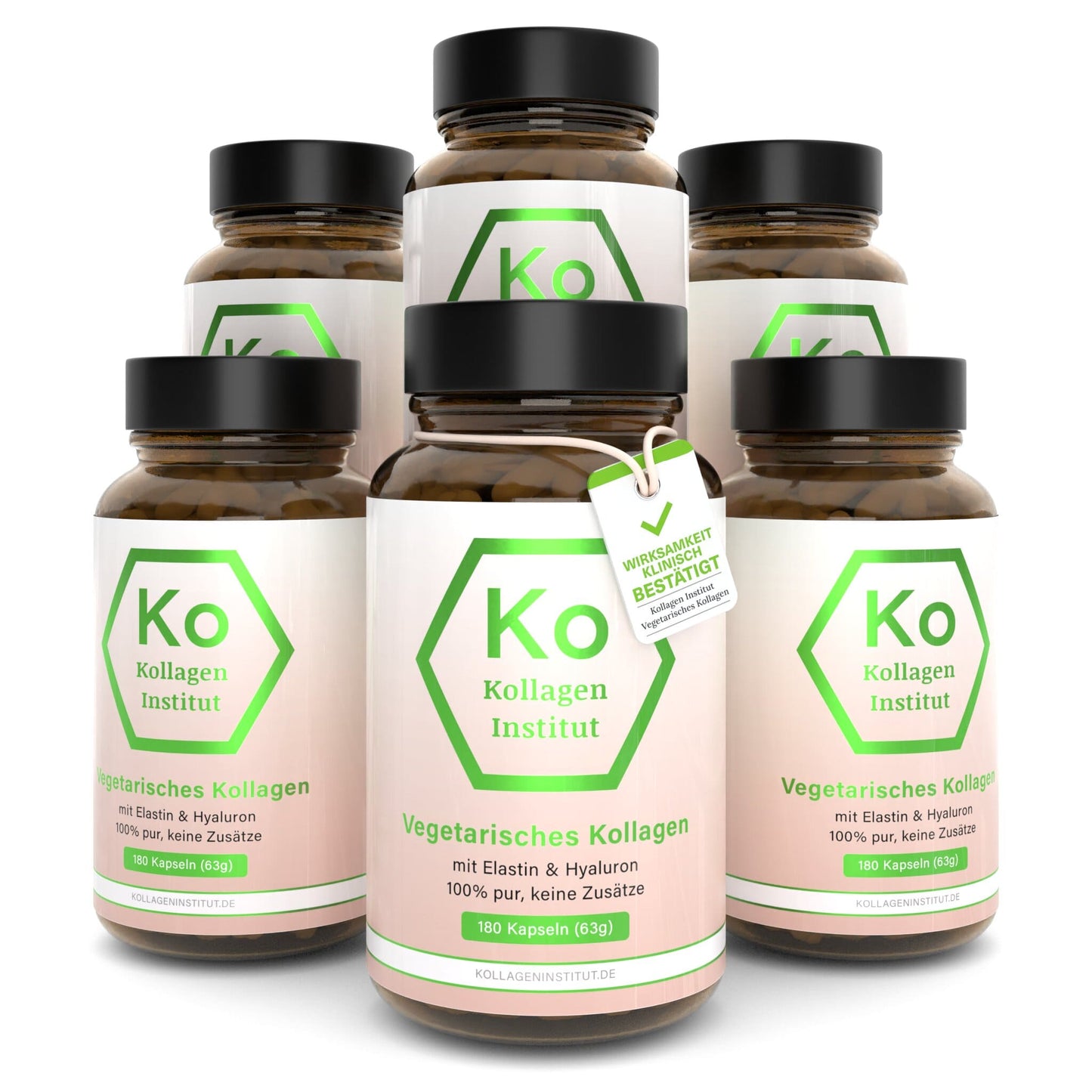 Kollagen Komplex Vegetarisch Kapseln mit Hyaluron und Elastin