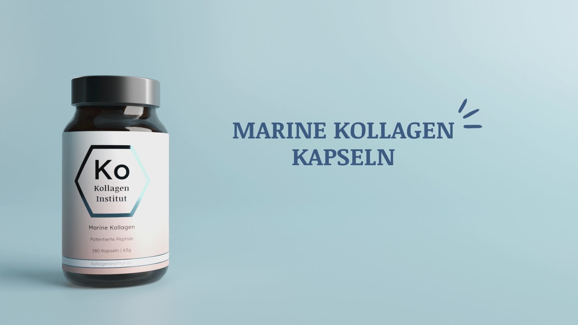 Charger la vidéo : Kollagen Institut Marine Kollagen Kapseln