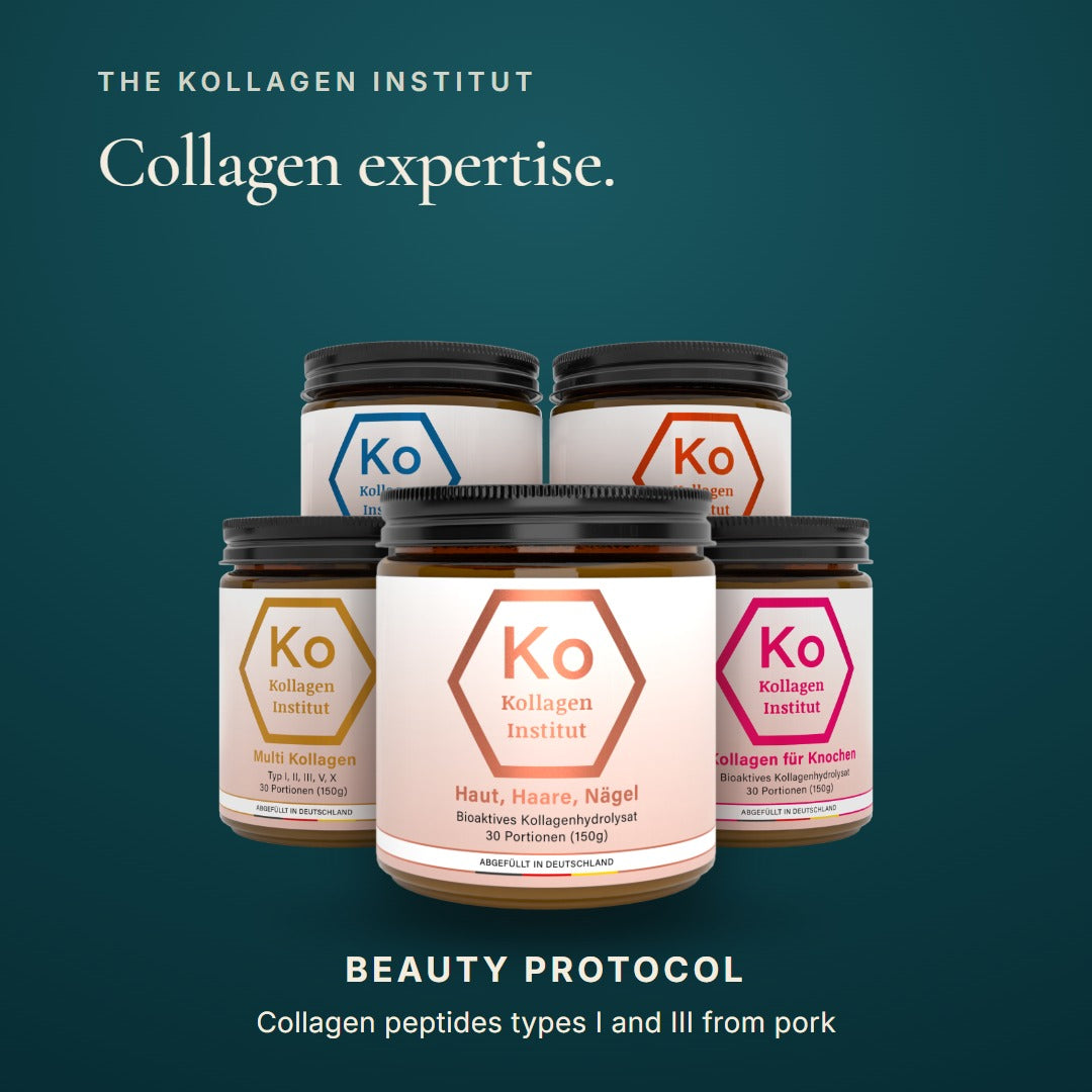 Kollagen Institut beauty protocol: collagen type I and III from pork